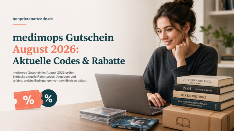 medimops Gutschein August 2026 – aktuelle Codes und Rabatte für Bücher und Medien