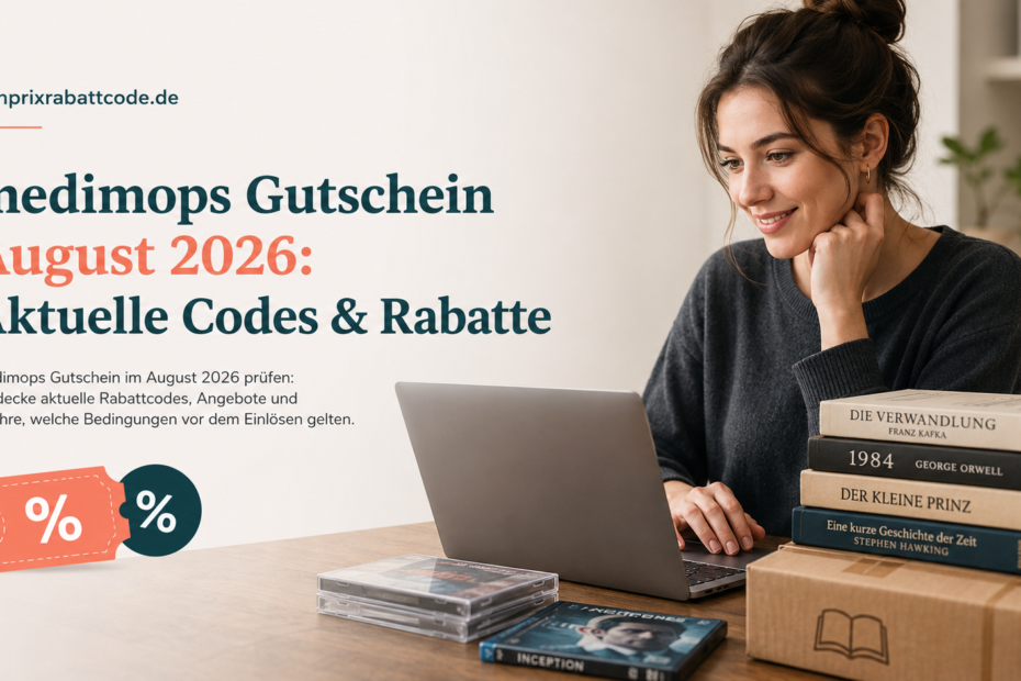 medimops Gutschein August 2026 – aktuelle Codes und Rabatte für Bücher und Medien